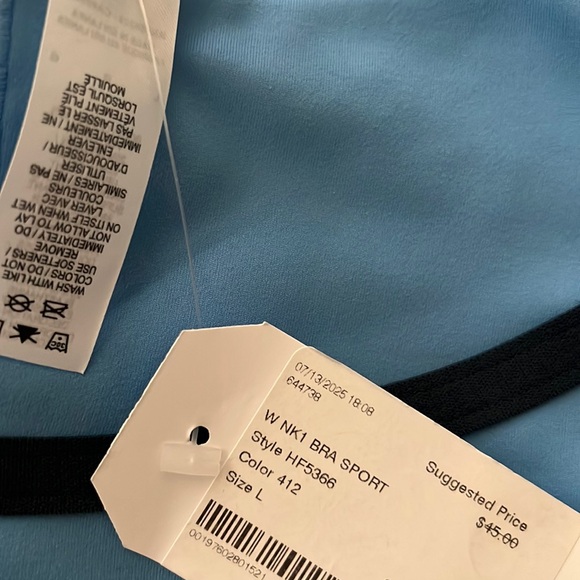 Nike One Convertible Women's Light-Support Lightly Lined Sports Bra large NWT - Picture 7 of 15